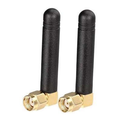  Mini Dual Band WiFi 2.4GHz 5GHz 5.8GHz MIMO RP Right Angle Antenna RP-SMA Male