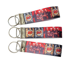 Image of Slayer Thrash Band Heavy Metal Music Keyring Key Fob Handmade Fun Gift