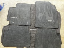 2010 Toyota Corolla S Oem Genuine Carpet Floor Mats Set With Trunk Mat Black