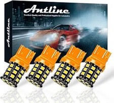 LED Bulbs Amber Yellow, 12-24V Super Bright 1000 Lumens Replacement Size: 7443