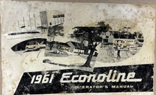 1961 Ford Econoline Operators Manual