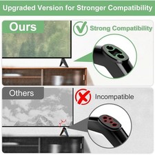 2x TV Stand Anti Slip Upgraded Base Stand for LCD Flat Screen TV Accessories