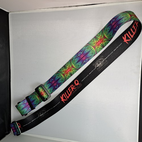 Guitar Stap by Killer-Q psychedelic pattern Alien Skin 2 inch New Condition! - 第 4/6 張圖片