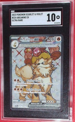 Arcanine ex graded SGC 10 for sale on eBay