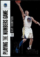 2017-18 Panini Contenders #16 Klay Thompson Playing the Numbers Game E1