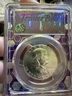 1961 50c Proof Silver Franklin Ms 63 Purple Core Slab