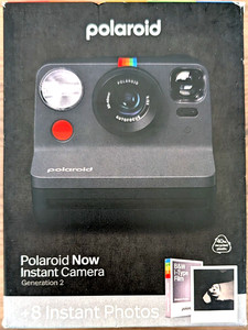 NEW! Polaroid Now Instant Camera - Generation 2 - Bundle with Film (Black)