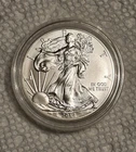 2014 Silver American Eagle in Capsule BU 1 ounce Silver Bullion