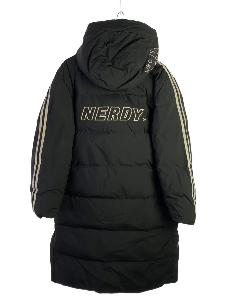NERDY Long Down Jacket, Medium, Polyester, Black,… - image 2