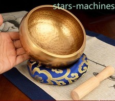 Brass Buddha Singing Bowl Sound Healing Meditation Relax Therapy Buddhism Bowls