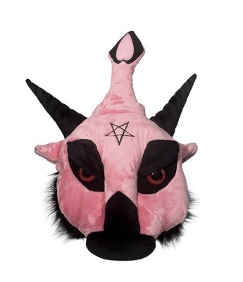 NEW Killstar KREEPTURES Throw Pillow 21  Dark Lord Bubblegum Pink Plush