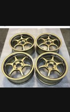 Advan Racing Rg 16x7 44gold Wheels 4x114.3 Squared Setup.