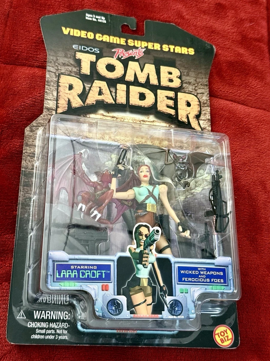 Figurine Tomb Raider Lara Croft Toy Biz 1997, Sous Blister, édition Rare