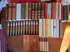 LOT DE 50 LIVRES Simili cuir pour décoration bibliothèque,éditions diverses