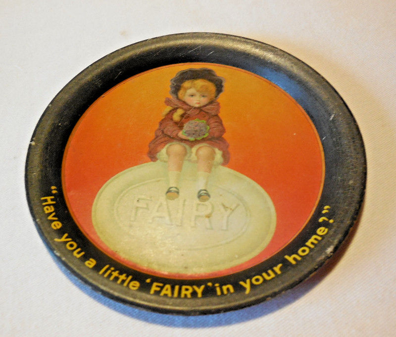 Antique Fairy Soap Tip Tray: "Have you a little FAIRY in your home?"