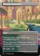 NM - Normal - Selesnya Sanctuary (Borderless) - 411 - Double Masters 2022