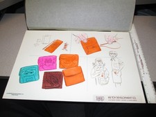 Cereal box orig art '70s Frankenberry Count Chocula Booberry TRIX rabbit PURSE