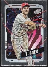 Trea Turner 2024 Topps Chrome Cosmic 54 Philadelphia Phillies Baseball Card