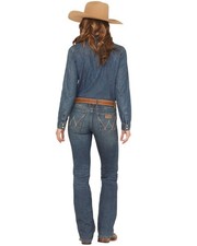 Wrangler Women's Medium Wash Retro Mae Jeans - 1009MWZMS