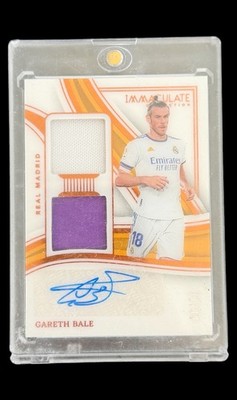 2023/24 Panini Immaculate Soccer Gareth Bale /99 Auto Double Patch