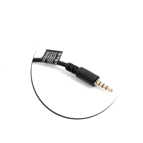 SYSTEM-S USB Typ A (female) zu 3,5mm Klinkenstecker AUX Audio Kabel in Schwarz - Bild 2 von 3
