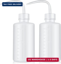 Wash Bottle 2pcs 250ml/8oz Safety Watering Tools, Economy Plastic Squeeze Washin