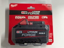 New GENUINE Milwaukee M18 RED LITHIUM FORGE XC 8.0 AH Battery Pack 48-11-1881