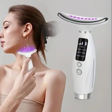 Rechargeable Facial Neck Massager And Skin Care Kit With 7 Mode Face Massage