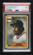 1987 Topps Traded Tiffany Kevin Mitchell #81T PSA 9 MINT 14t3