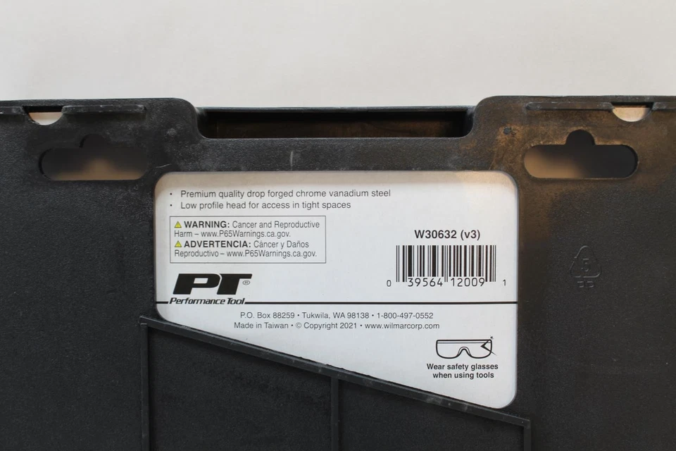 Performance Tool Gear Teeth Ratcheting Wrench Set, SAE - W30632 - Image 4 of 4