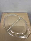 Pyrex Divided Casserole 945C 15 LID / LID ONLY Clear Glass