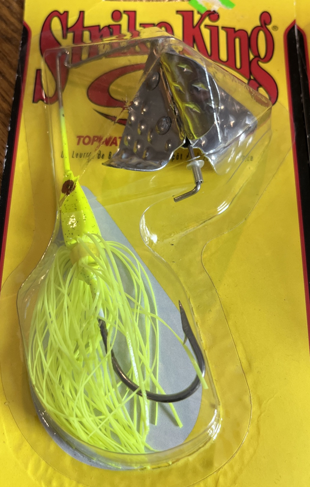 (5) Strike King Buzzbait Spinnerbait "Buzz King" 3/16 oz. Tri-Wing 3 Blade Prop. - Image 3