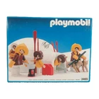 Vintage Playmobil 3465 Igloo & Inuit/Eskimo Family and Dogs 1985 RARE