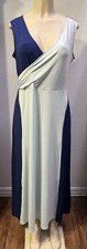 Du Jour Women’s Size: MP Blue/Blue Wrap Style Maxi Dress