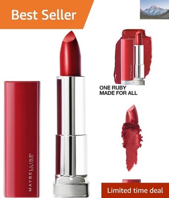 Luxury Ruby For Me Hydrating Lipstick - Smooth Satin Finish, Easy Application