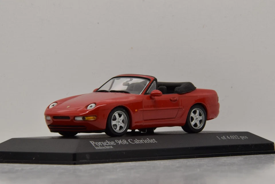 PORSCHE 968 CABRIOLET 1994 RED MINICHAMPS 1/43 NEUF EN BOITE - Photo 3/4