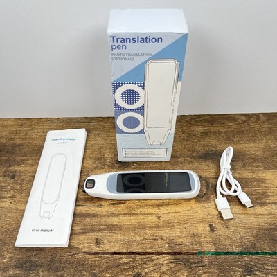 MD02 Translation Pen Scanner 100+ Languages Voice OCR Dictionary Offline