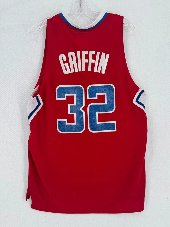 Adidas NBA Los Angeles Clippers Blake Griffin #32 Basketball Red Jersey Sz L - Image 2 of 4