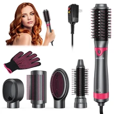 Hair Dryer Brush Set, 1" 5 in 1 Hot Air Brush, Drying, Volumizer Hair Styling To