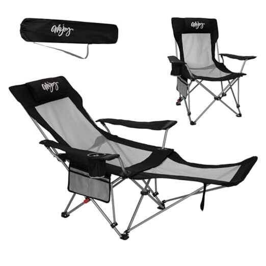 With Footrest For Adults Folding 1 Black Grey
