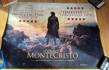 The Count Of Monte Cristo UK quad DS cinema poster (2024, French film)