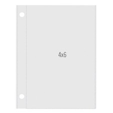 Simple Stories Snap Pocket Pages 4"x6" Vertical Binder Refill, 10-Pack