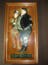 Pickwick Papers Maw & Co Hand Painted Majolica Tiles c.1970’s Framed   