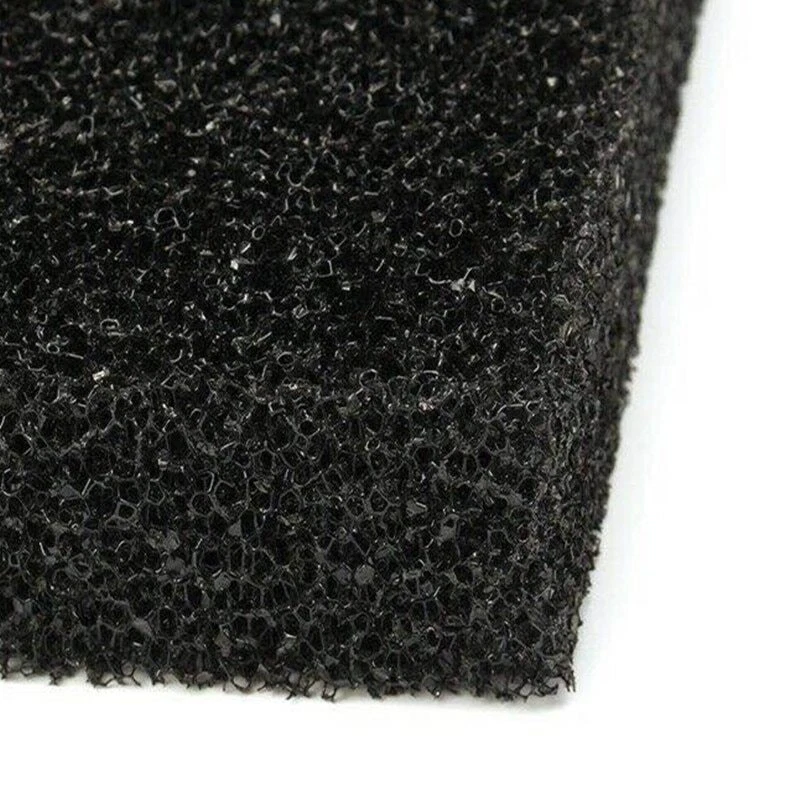 50cmx50cmx4cm Black Filtration Foam Aquarium Fish Tank Biochemical Filter Sponge - Image 4 of 4