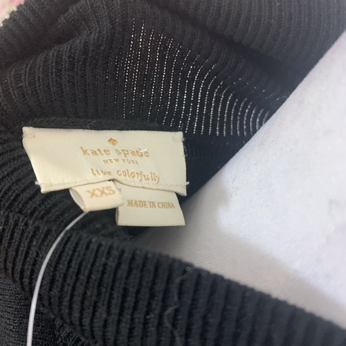 NEW Kate Spade New York Ruffle Turtleneck in Black Size XXS - Picture 11 of 11