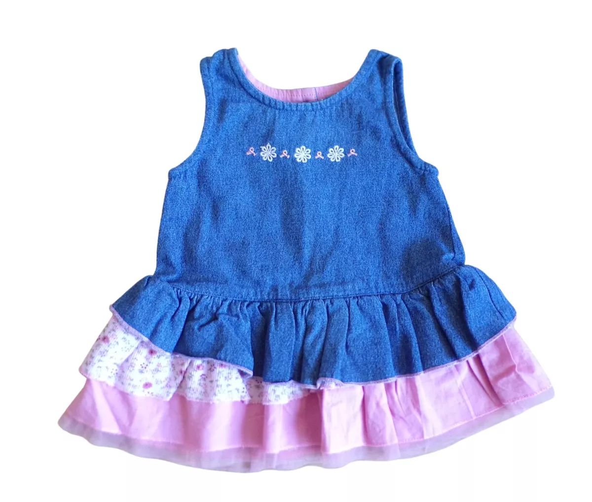 Newborn denim cheap dress