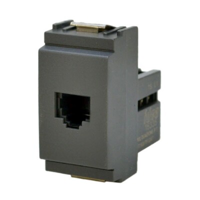 Vimar Boat Phone Outlet Jack 16335 | Gray Carver / Marquis Yachts