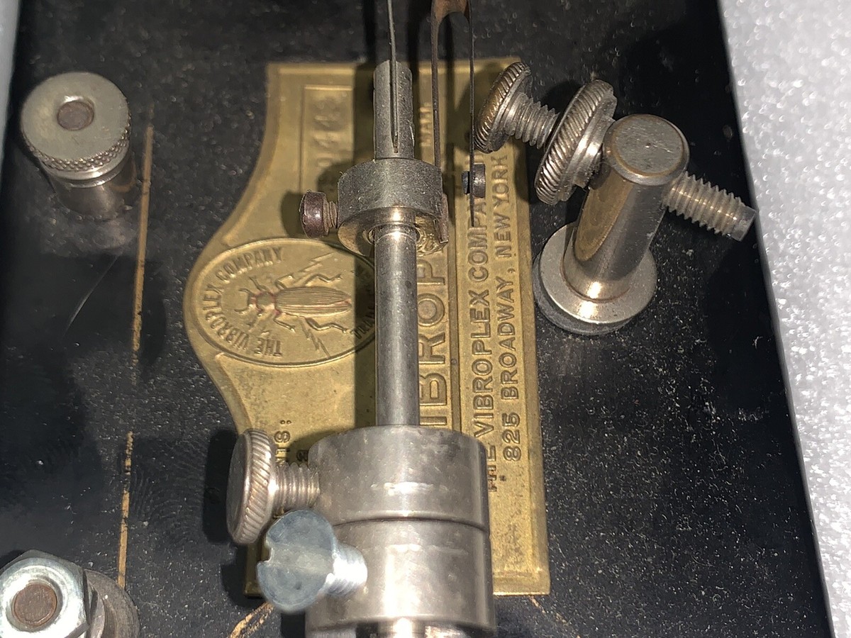Vibroplex Bug Code Key Deluxe Amateur Radio Telegraph - Vintage