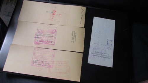 Floyd Patterson Autograph Hand Signed Check with 3 Training Camp Checks - Picture 6 of 6