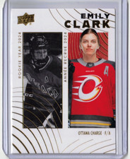 EMILY CLARK 24/25 Tim Hortons Retrospective Rookies PWHL #80 Ottawa Charge